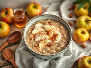 Mingau Paleo de Maçã e Canela Sem Aveia