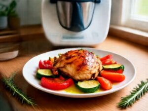 Frango Paleolítico na Thermomix com Legumes Coloridos