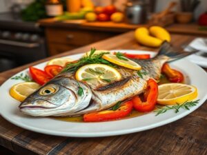 Peixe Assado Português Mediterrâneo TM6